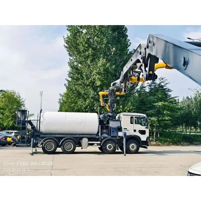 Self Loading Mixer With Pump factory